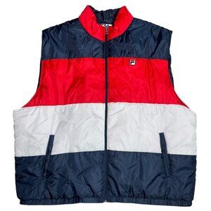Fila Bubble Zip Up Vest